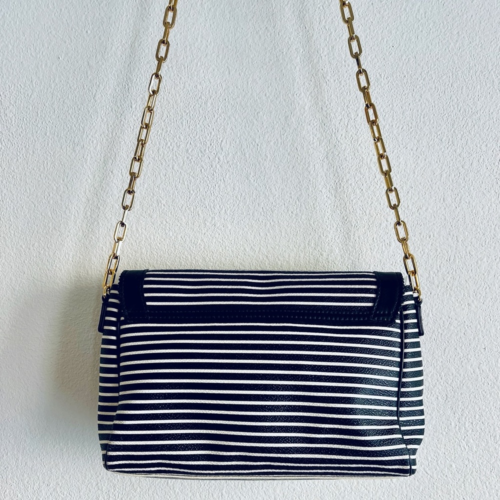 Tory Burch Viva Striped Crossbody Bag - Rare! - Picture 15 of 16